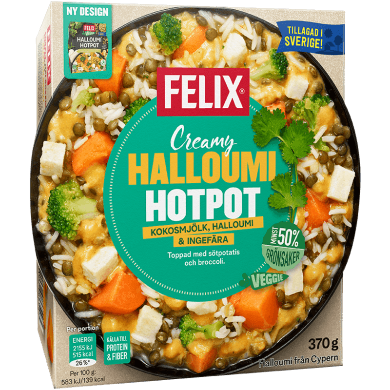 Felix Creamy Halloumi Hotpot