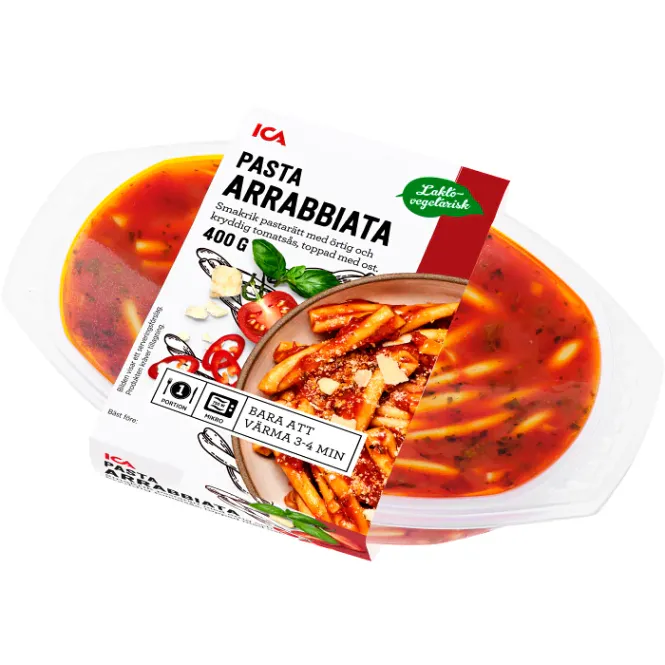 Huvudbild Ica Pasta Arrabbiata