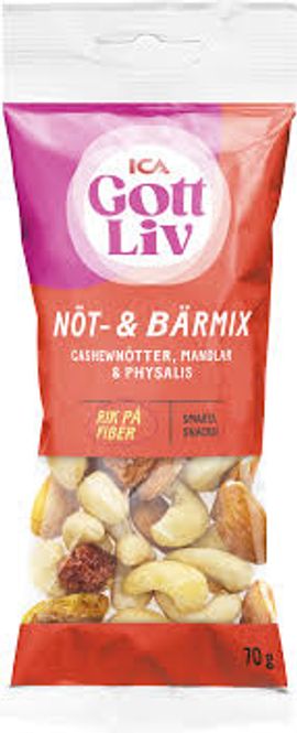 Huvudbild Ica nöt & bärmix