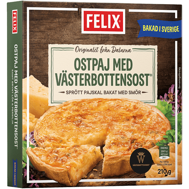 Huvudbild Felix Ostpaj Med Västerbottenost