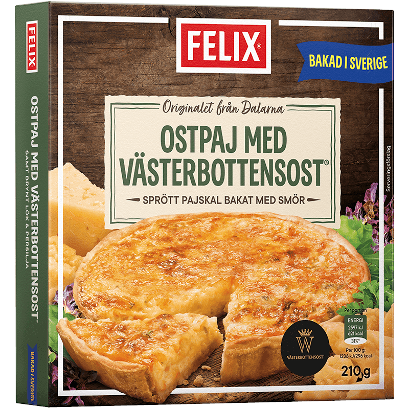 Felix Ostpaj Med Västerbottenost