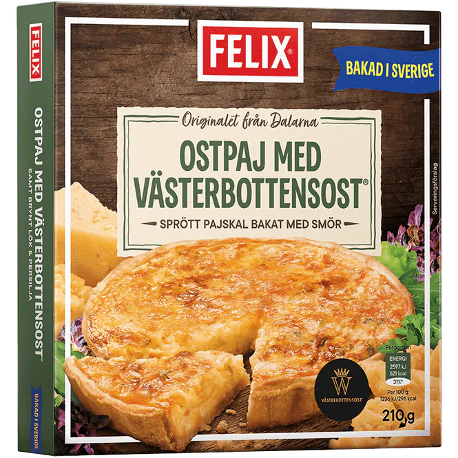 Huvudbild Felix Ostpaj Med Västerbottenost