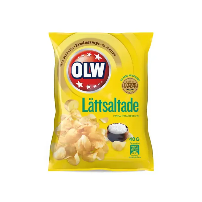 Huvudbild OLW Lättsaltade Chips